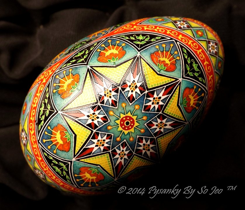 Over The Rainbow Ukrainian Easter Egg Pysanky By So Jeo